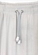 VINTAGE 90S LONG SILVER GREY MAXI SKIRT
