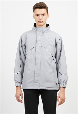VINTAGE GREY REACTIV WINDBREAKER JACKET