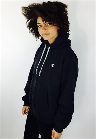CHAMPION BLACK HOODIE