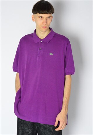 VINTAGE 90S PURPLE LACOSTE POLO SHIRT
