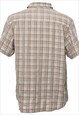 VINTAGE COLUMBIA CHECKED SHIRT - L