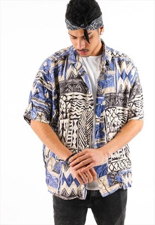 VINTAGE PATTERNED SHIRT PSAW354D