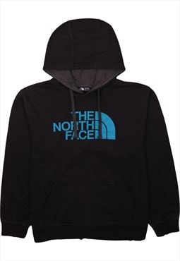 Vintage 90's The North Face Hoodie Spellout Pullover Black