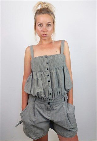S'NOB VINTAGE 90'S COTTON FESTIVAL ROMPER / JUMPSUIT