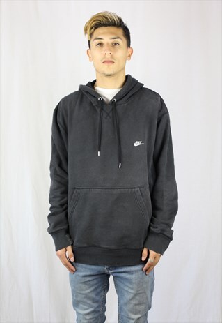 MENS VINTAGE NIKE HOODIE JUMPER FADED URBAN FESTIVAL 90'S