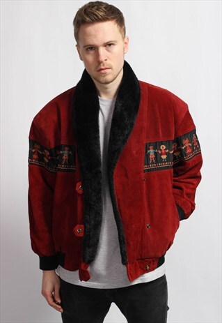 VINTAGE AZTEC SHERPA JACKET