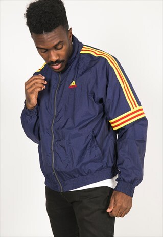 VINTAGE 80S USA ADIDAS SHELL SPORT JACKET / R256