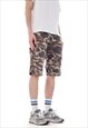 VINTAGE CARHARTT SHORTS WORK CAMO GREEN
