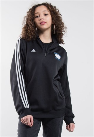 90'S ADIDAS HALF ZIP TRACKSUIT JACKET SWEATSHIRT