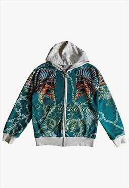 Vintage Y2K Christian Audigier Rhinestone Jacket