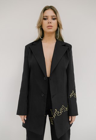 FLAMES AND SHADOWS BLAZER
