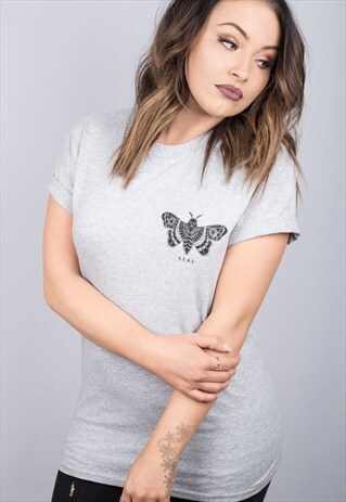 MOTH GREY T-SHIRT