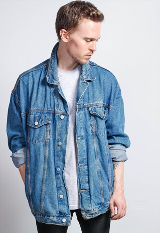 VINTAGE OVERSIZED DENIM JACKET