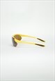 VINTAGE YELLOW SPORTS RAVE SUNGLASSES 