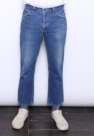 VINTAGE LEE REGULAR FIT BLUE DENIM JEANS