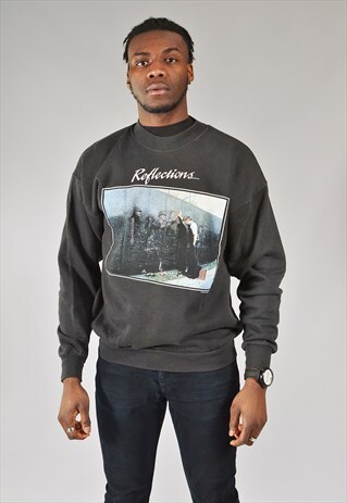 VINTAGE VIETNAM REFLECTIONS SWEATSHIRT BLACK