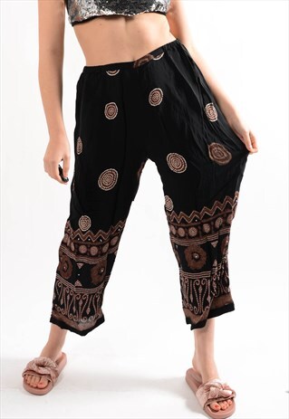 FESTIVAL SUMMER PATTERNED TROUSERS