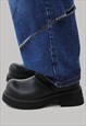 ROUND TOE ANKLE BOOTS EDGY CATWALK SHOES GOING OUT SNEAKERS