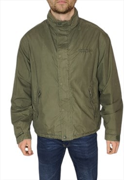 Timberland Fleece Lined Padded Jacket In Green Size Large