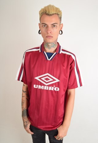 VINTAGE UMBRO FOOTBALL SHIRT / JERSEY 90'S SIZE L (2516)