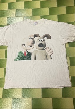 Vintage 90s Wallace and Gromit T-Shirt 1989 A Grand Day Out