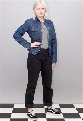 DARK BLUE DENIM LEE JACKET