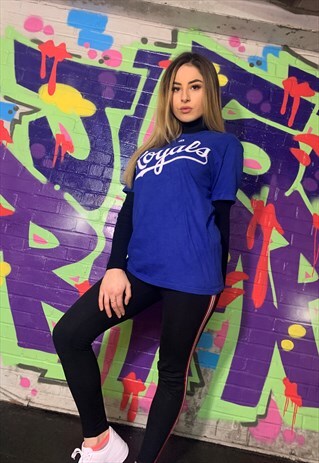KANSAS CITY ROYALS MLB T-SHIRT IN BLUE