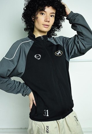 VINTAGE Y2K NIKE FULL ZIP SPORTS LOGO PRINT TRACKSUIT JACKET