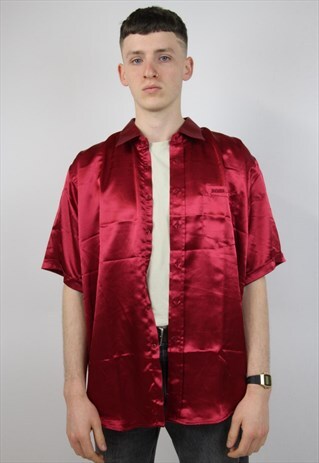 VINTAGE HUGO BOSS 90'S MAROON SHIRT