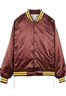 Vintage 90's Hartwell Varsity Jacket Bomber Button Up Nylon