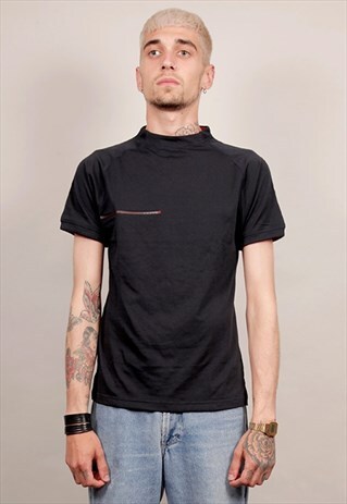 VINTAGE 90'S PRADA NAVY BLUE T-SHIRT
