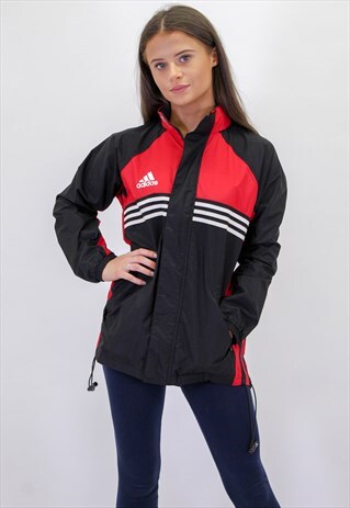 VINTAGE ADIDAS COAT IN BLACK