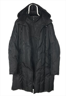 Vintage 90's Nautica Puffer Jacket Hooded Black Xlarge (wome