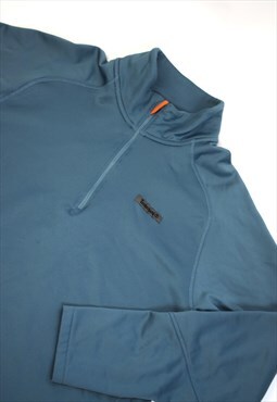 Vintage 90s Timberland Blue 1/4 Zip Sweatshirt