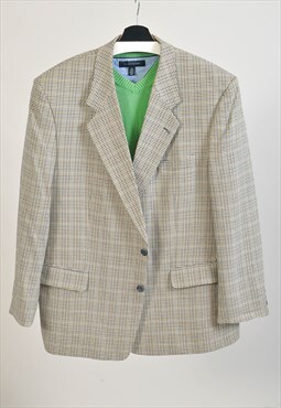 Vintage 00s checkered blazer jacket