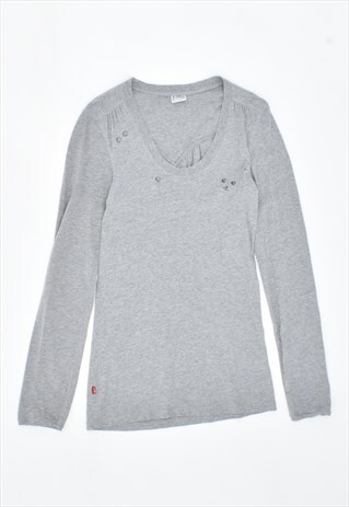 VINTAGE 90'S LEVI'S TOP LONG SLEEVE GREY