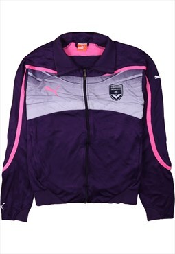 Vintage 90's Puma Windbreaker Sportswear Full Zip Up Purple