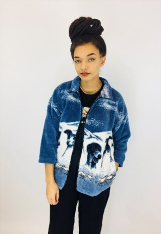 CHUNKY TEDDY BEAR FLEECE JACKET