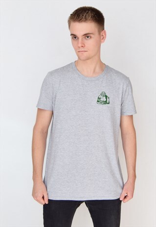 GREY BUDDHA (GREEN) T-SHIRT