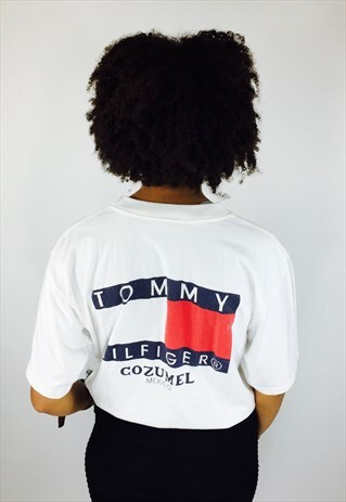 TOMMY HILFIGER 90S BIG LOGO T SHIRT