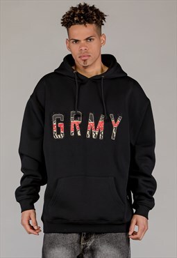 Grimey The Toughest Hoodie in Black