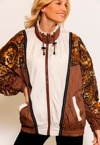 VINTAGE 90'S LEOPARD POP SHELL JACKET