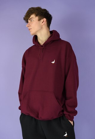G&G UNISEX MAROON GOOSE HOOD