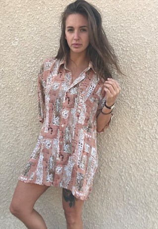 OVERSIZED RETRO 90S 80S VINTAGE UNISEX FESTIVAL SHIRT