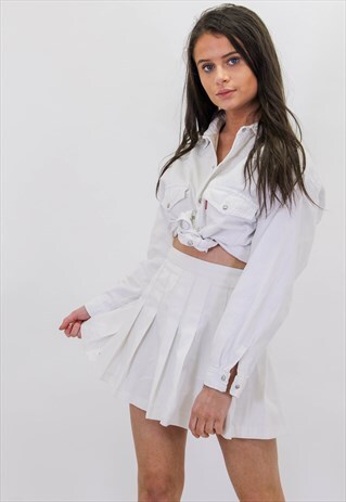 VINTAGE TENNIS RUFFLES MINI SKIRT