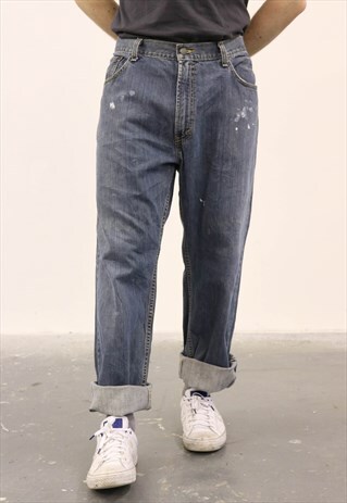 LEVI'S VINTAGE BLUE DENIM PAINT 559 JEANS
