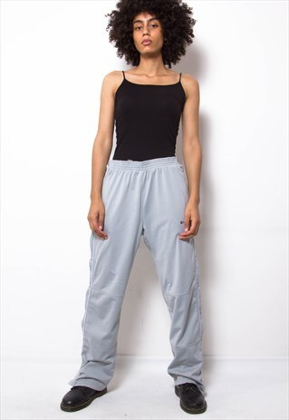 VINTAGE 90S CHAMPION SIDE POPPERS TRACK PANTS ID:7365