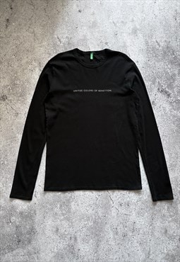 United Colors Of Benetton Black Longsleeve T Shirt