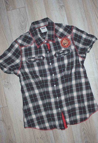 VINTAGE HARLEY DAVIDSON SHIRT LOGO 90S S 5.5