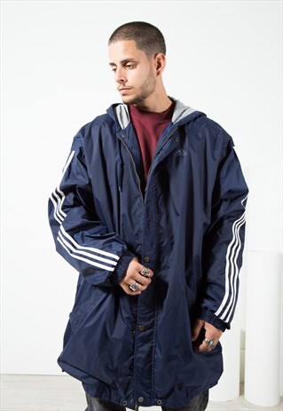 VINTAGE 90S ADIDAS PARKA COAT / S1833